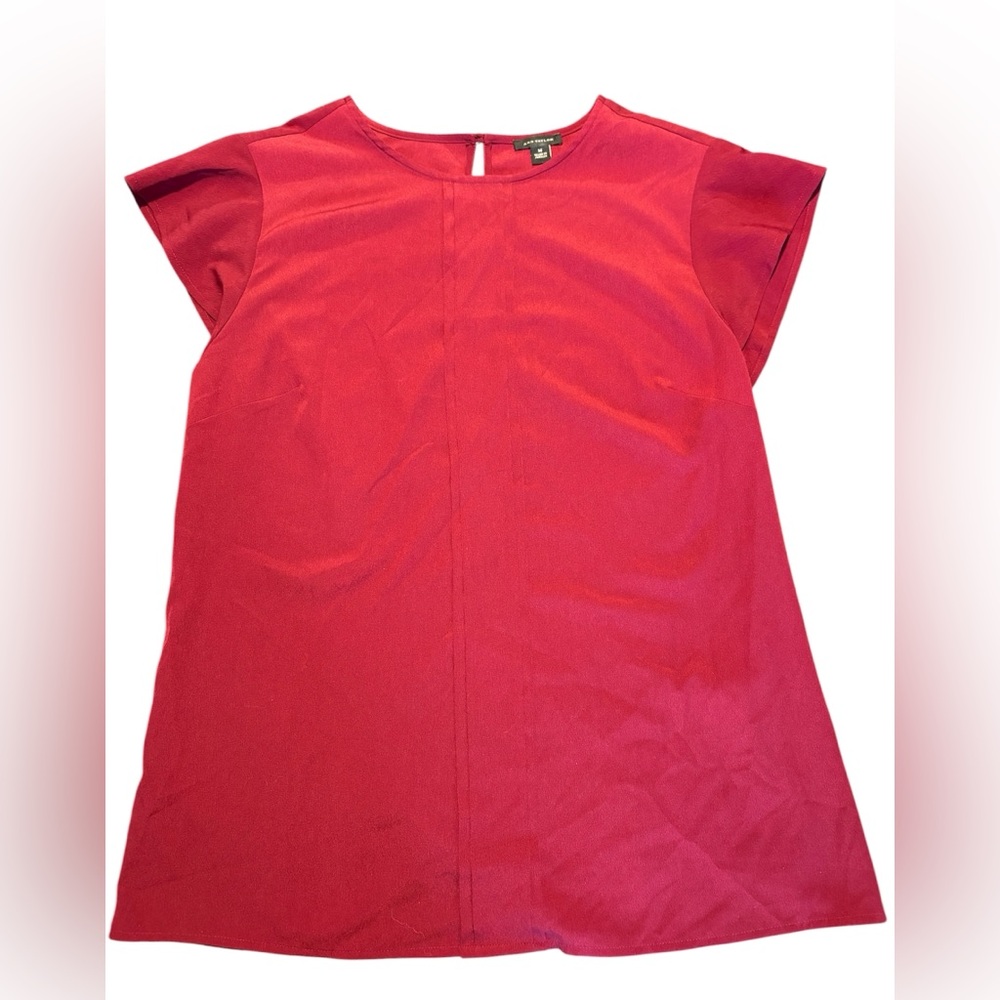 Ann Taylor Red Blouse